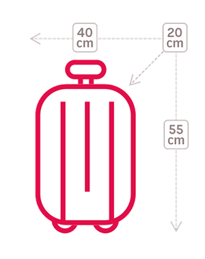 dimensions valise cabine volotea